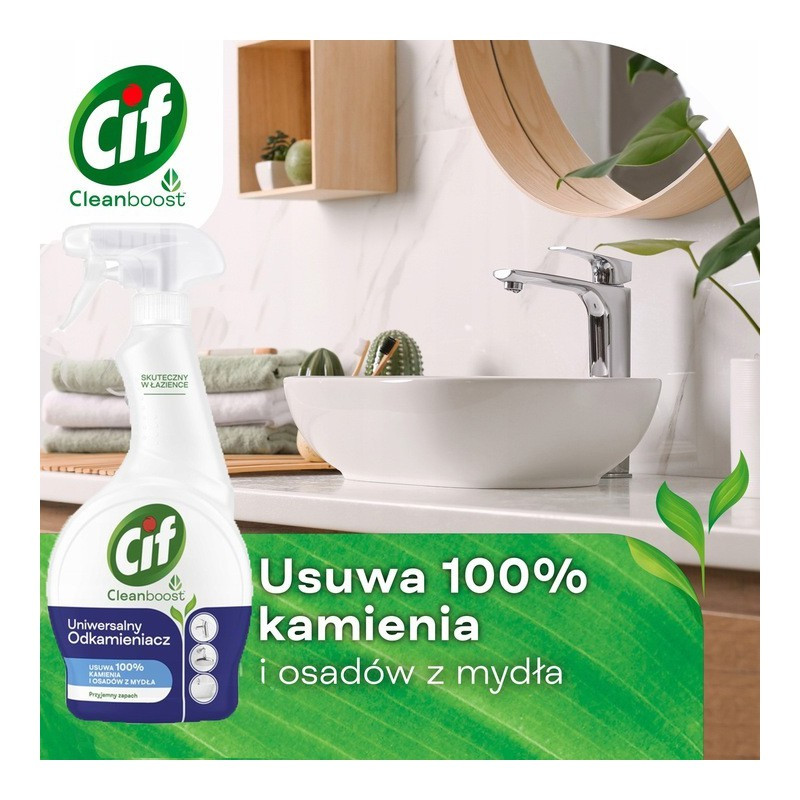 Cif Cleanboost spray 500ml Odkamieniacz